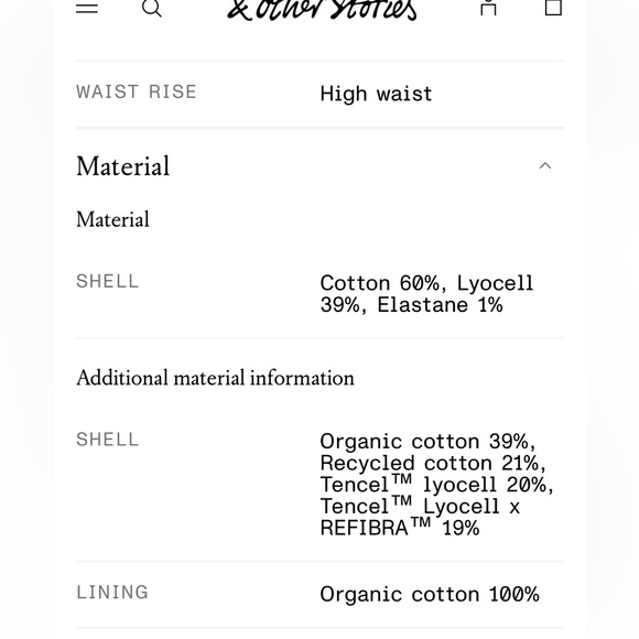 & Other Stories Straight Gold-Buckle Jeans - Picture 10 of 16